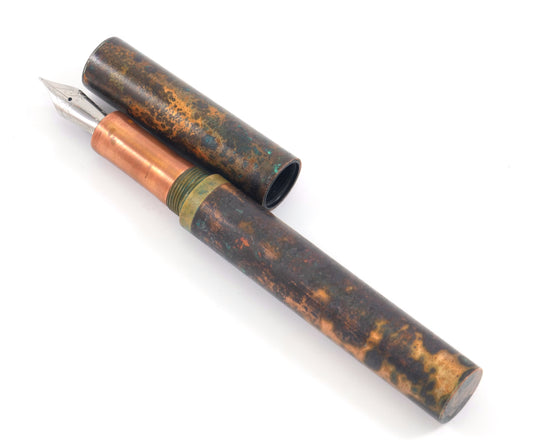 Shipwreck - Patina'd All Copper Metal Fountain Pen