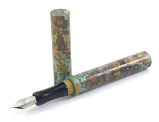 Shipwreck - Patina'd All Brass Metal Fountain Pen