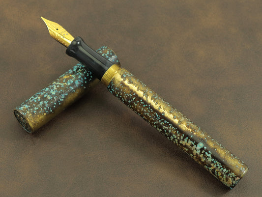 Shipwreck - Patina'd All Brass Metal Fountain Pen