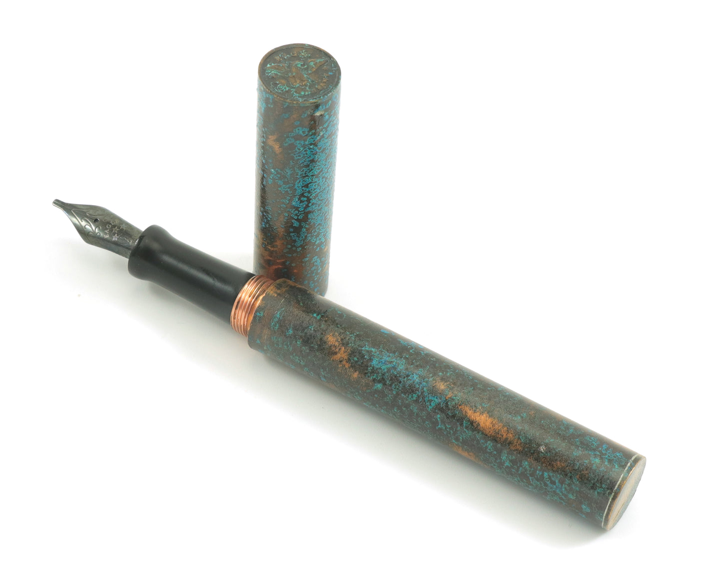 Shipwreck - Patina'd All Copper Metal Fountain Pen