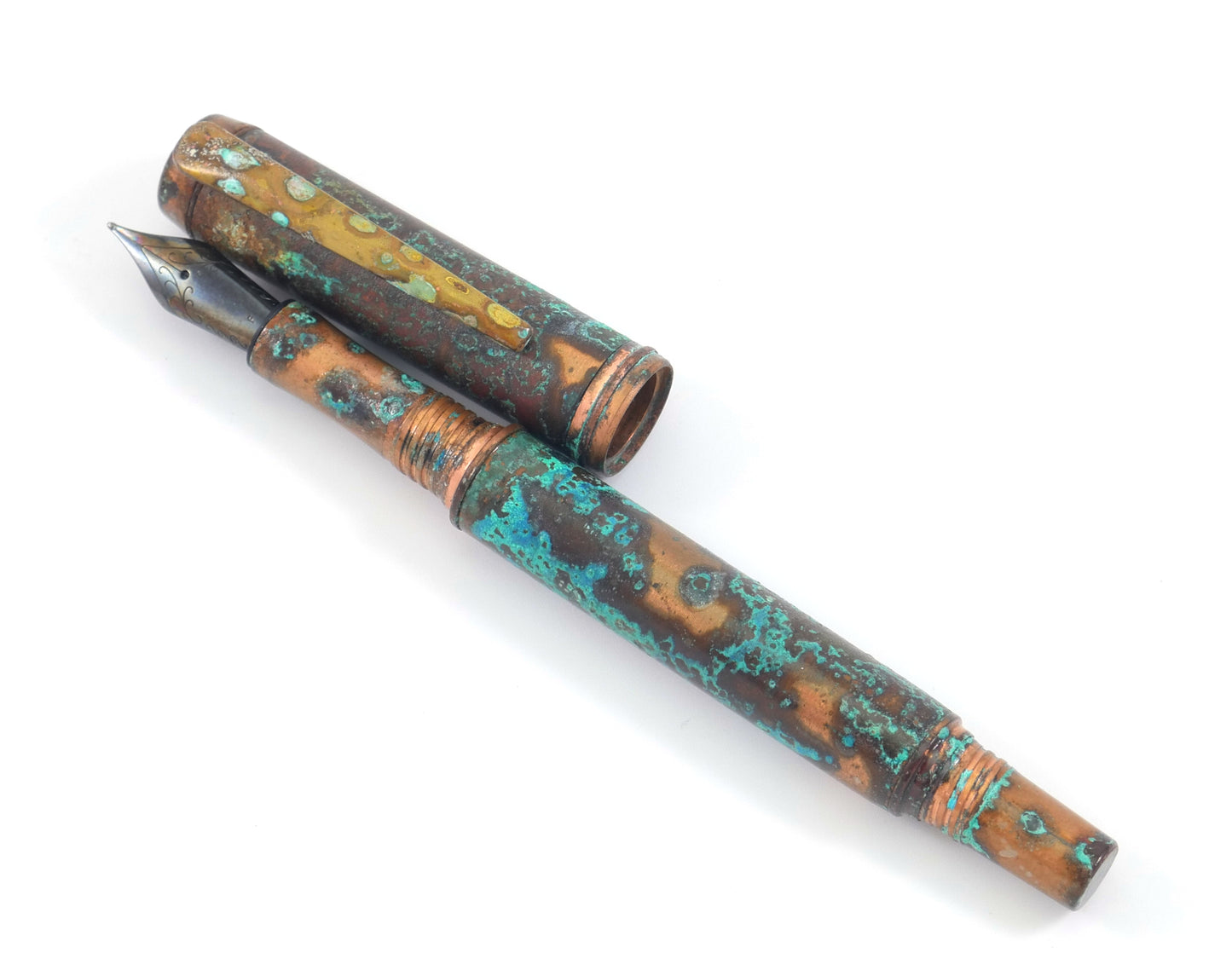 Shipwreck - Patina'd All Copper Metal Fountain Pen