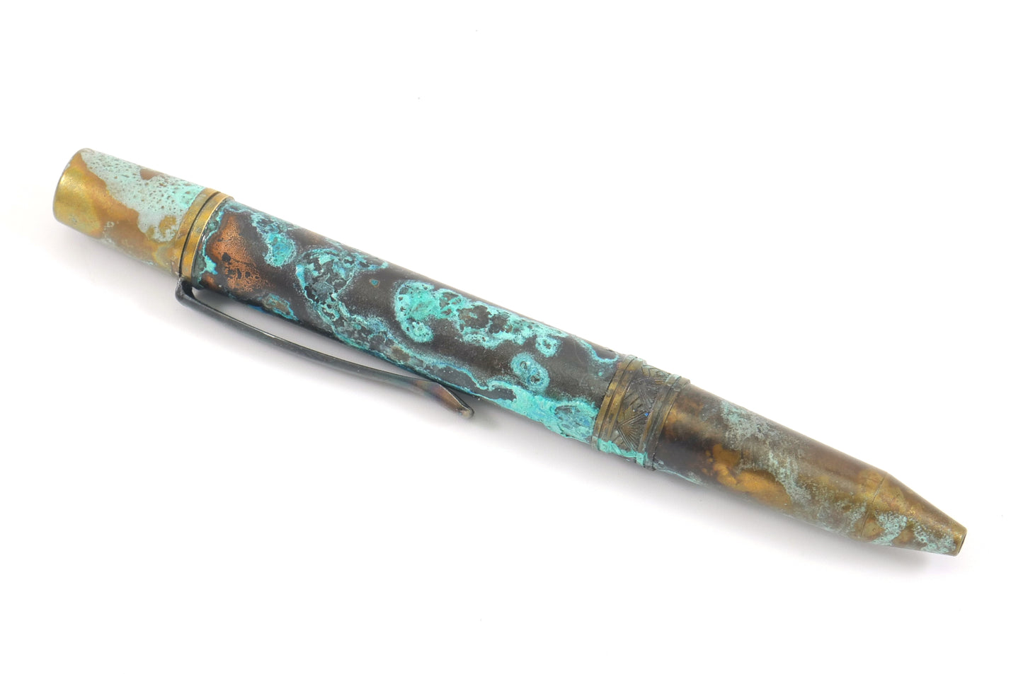 Shipwreck - Patina'd Copper & Brass Metal Ballpoint Pen