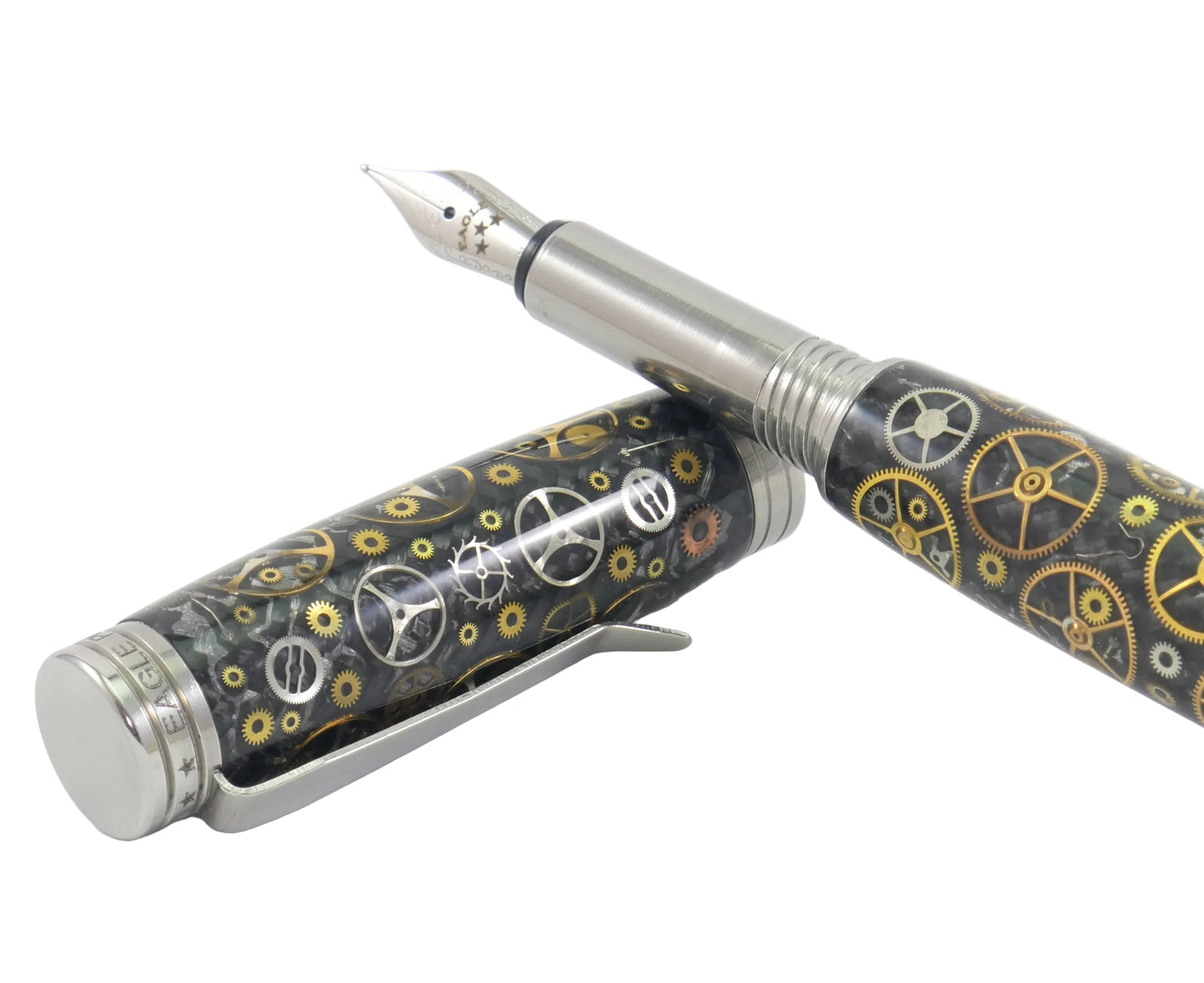 Chronos - Vintage Watch Part Fountain Pen