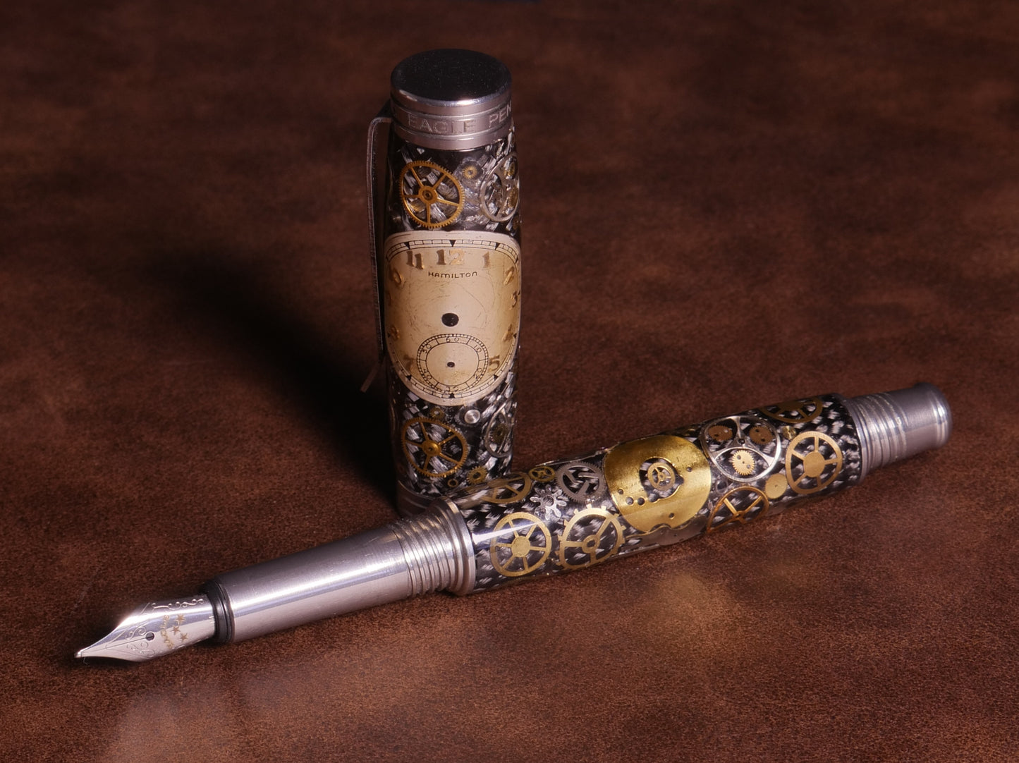 Chronos - Vintage Watch Part Fountain Pen - Hamilton