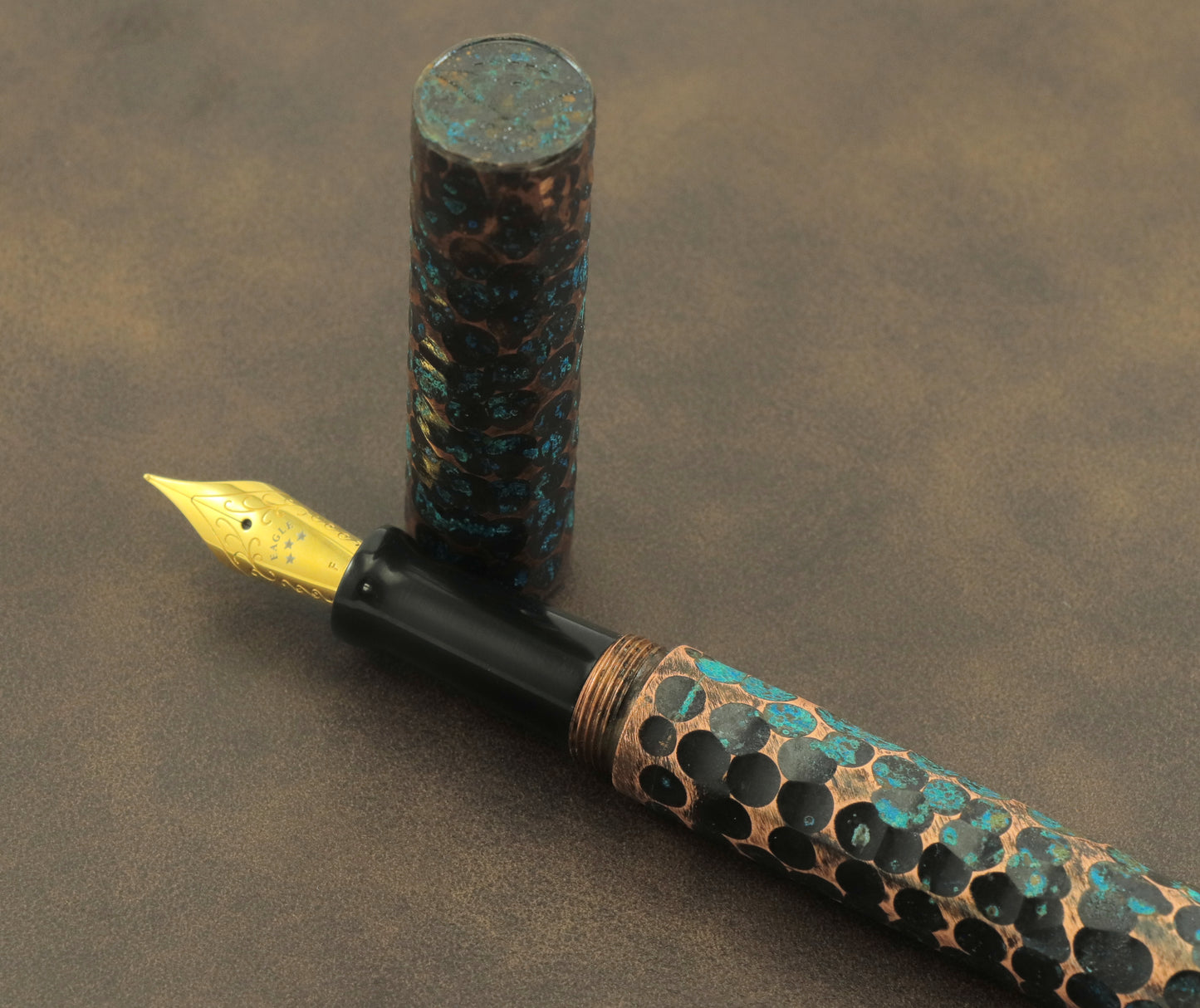Shipwreck - Hammered All Copper Metal Fountain Pen