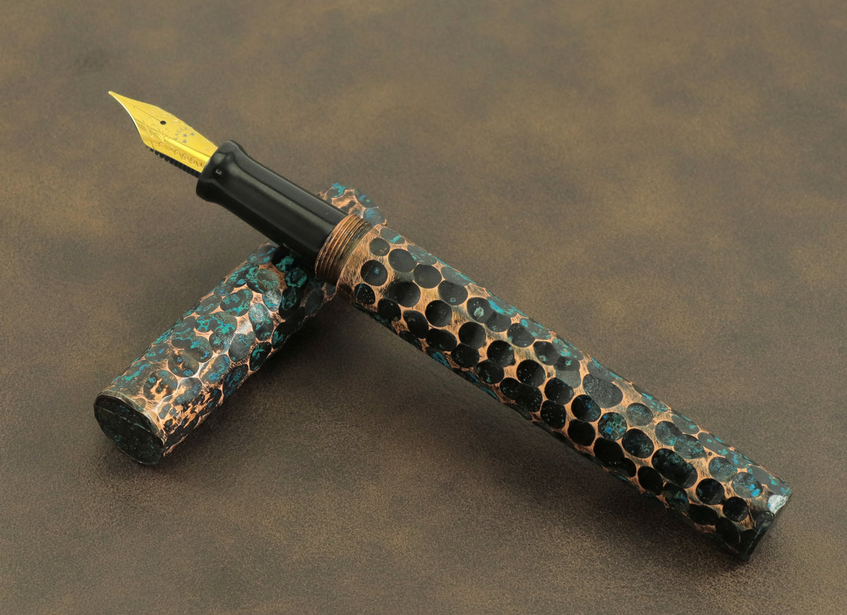 Shipwreck - Hammered All Copper Metal Fountain Pen