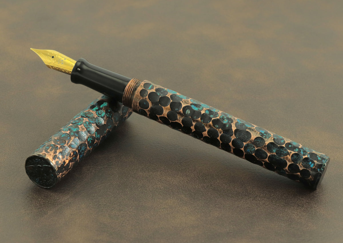 Shipwreck - Hammered All Copper Metal Fountain Pen