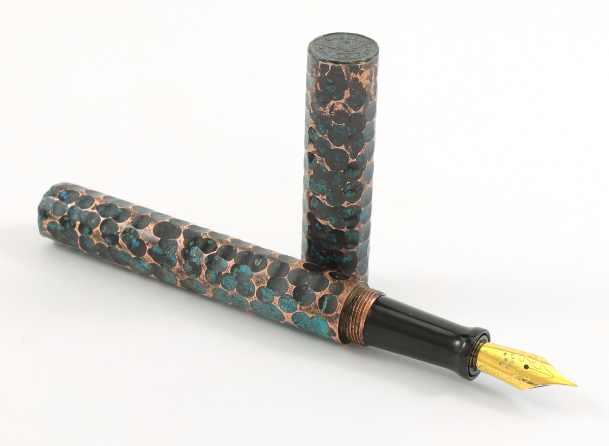 Shipwreck - Hammered All Copper Metal Fountain Pen