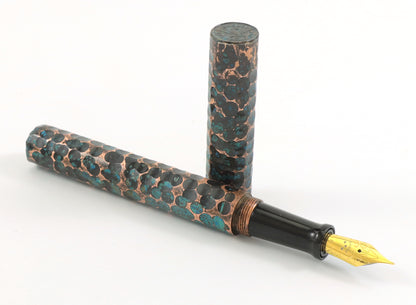 Shipwreck - Hammered All Copper Metal Fountain Pen