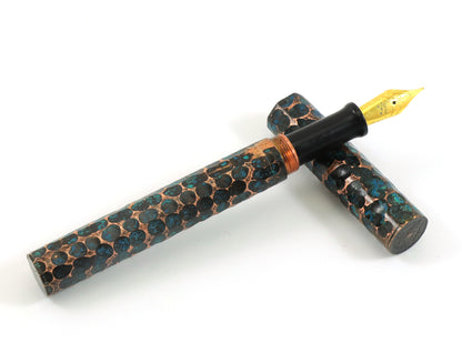 Shipwreck - Hammered All Copper Metal Fountain Pen