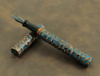 Shipwreck - Hammered All Copper Metal Fountain Pen