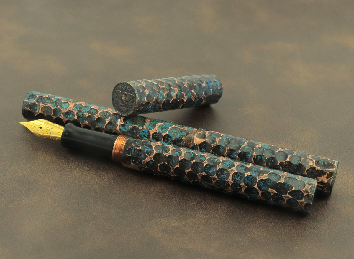Shipwreck - Hammered All Copper Metal Fountain Pen