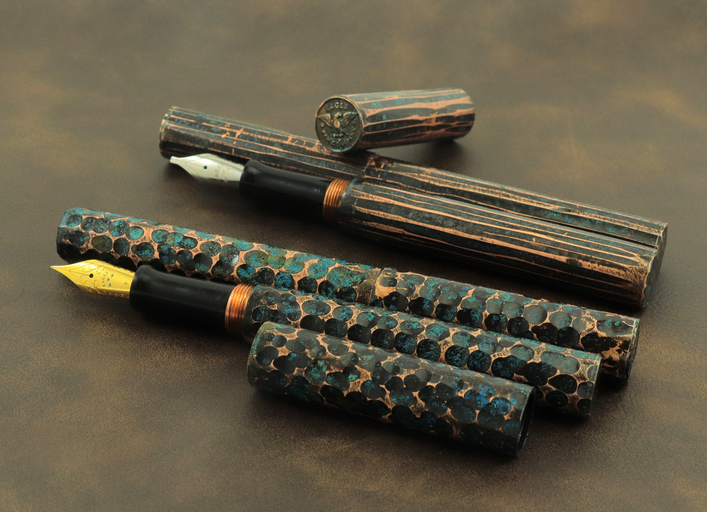 Shipwreck - Hammered All Copper Metal Fountain Pen