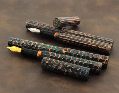 Shipwreck - Hammered All Copper Metal Fountain Pen