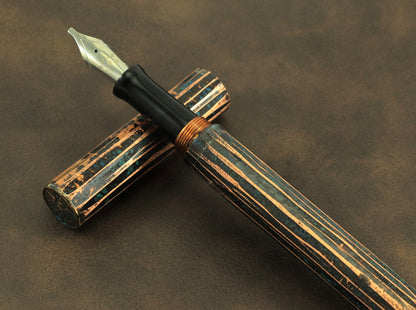 Shipwreck - Hammered All Copper Metal Fountain Pen