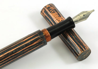 Shipwreck - Hammered All Copper Metal Fountain Pen