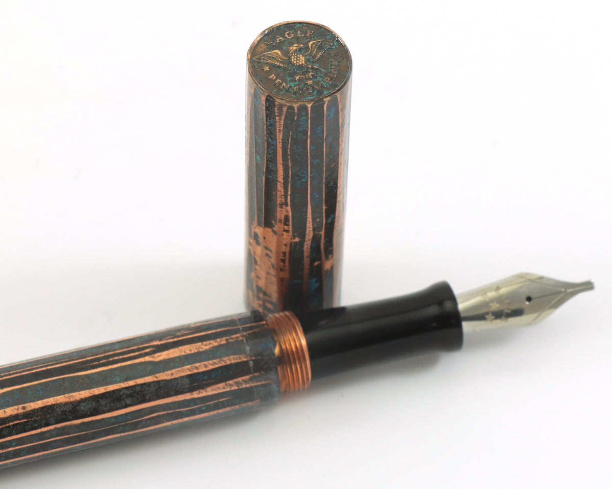 Shipwreck - Hammered All Copper Metal Fountain Pen