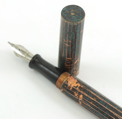 Shipwreck - Hammered All Copper Metal Fountain Pen