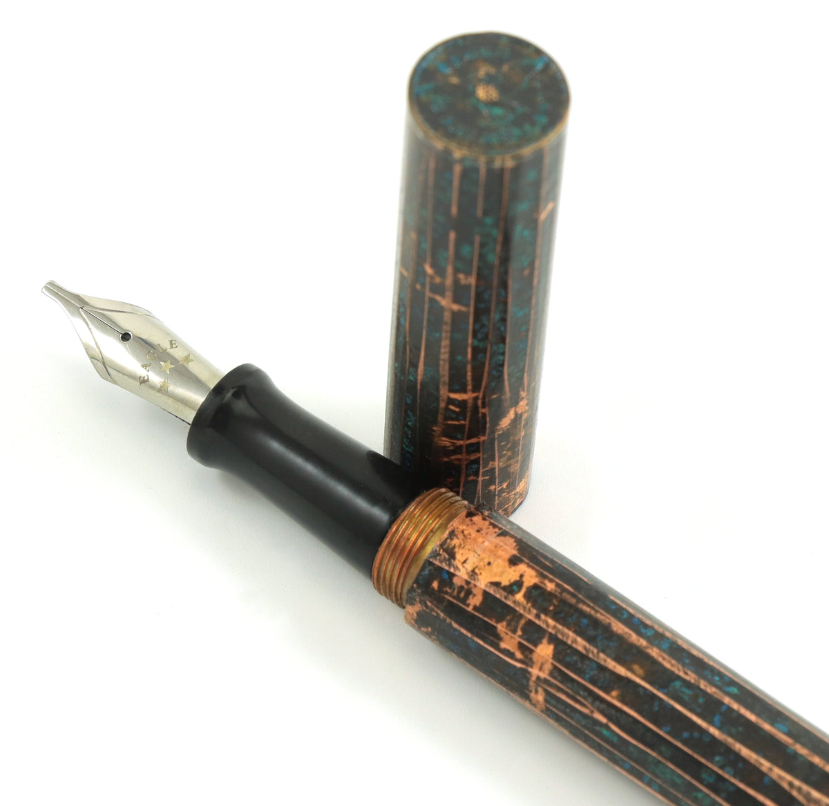 Shipwreck - Hammered All Copper Metal Fountain Pen
