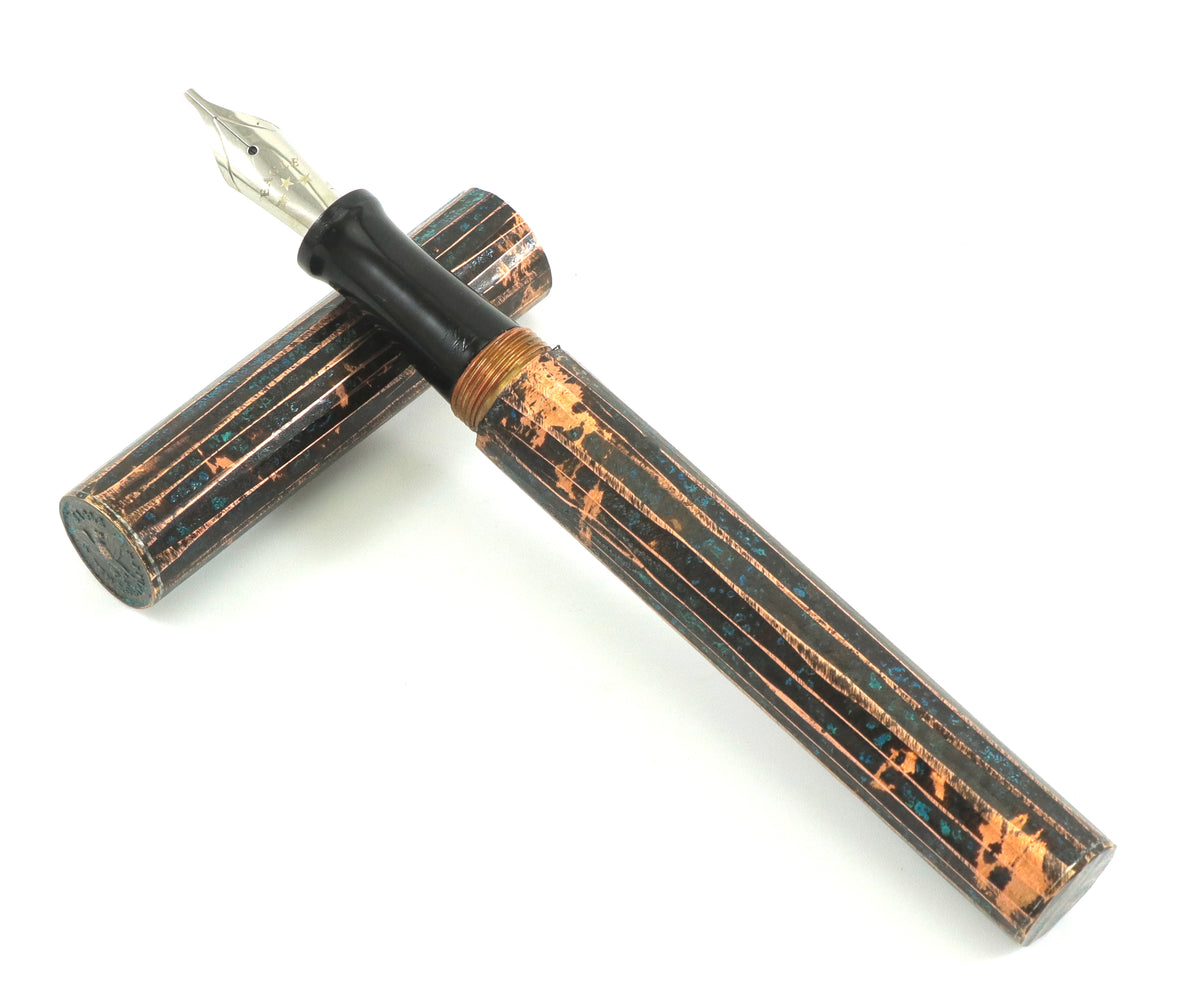 Shipwreck - Hammered All Copper Metal Fountain Pen