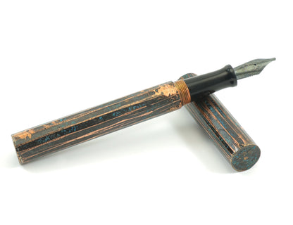 Shipwreck - Hammered All Copper Metal Fountain Pen