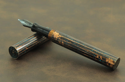 Shipwreck - Hammered All Copper Metal Fountain Pen