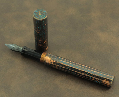 Shipwreck - Hammered All Copper Metal Fountain Pen
