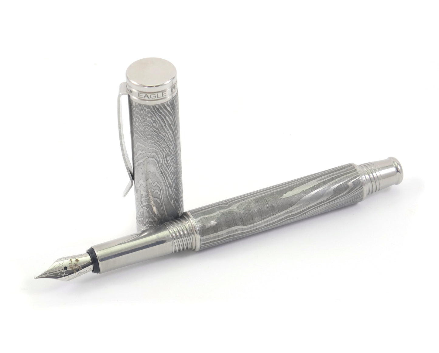 Damascus Steel Fountain Pen