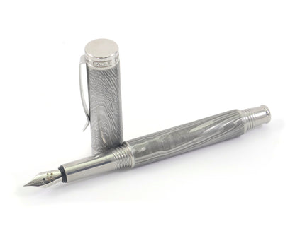 Damascus Steel Fountain Pen