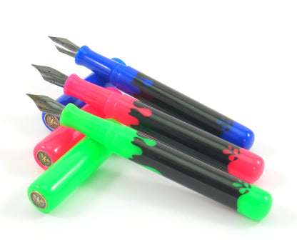 Neon Drip Fountain Pen
