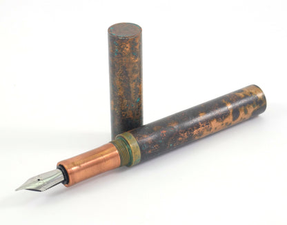 Shipwreck - Patina'd All Copper Metal Fountain Pen