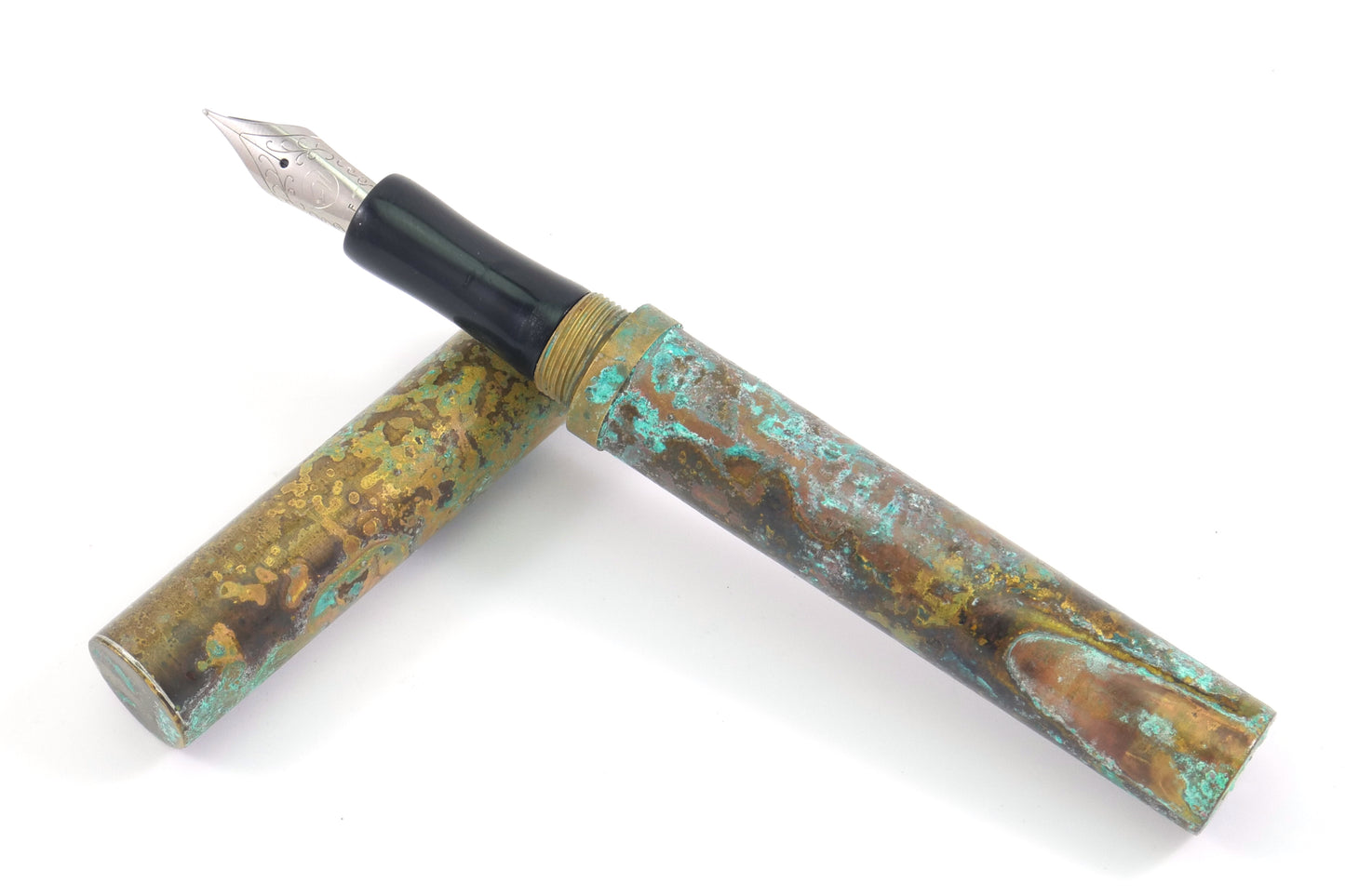Shipwreck - Patina'd All Brass Metal Fountain Pen