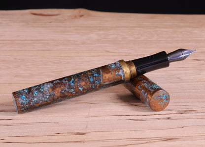 Shipwreck - Patina'd All Copper Metal Fountain Pen
