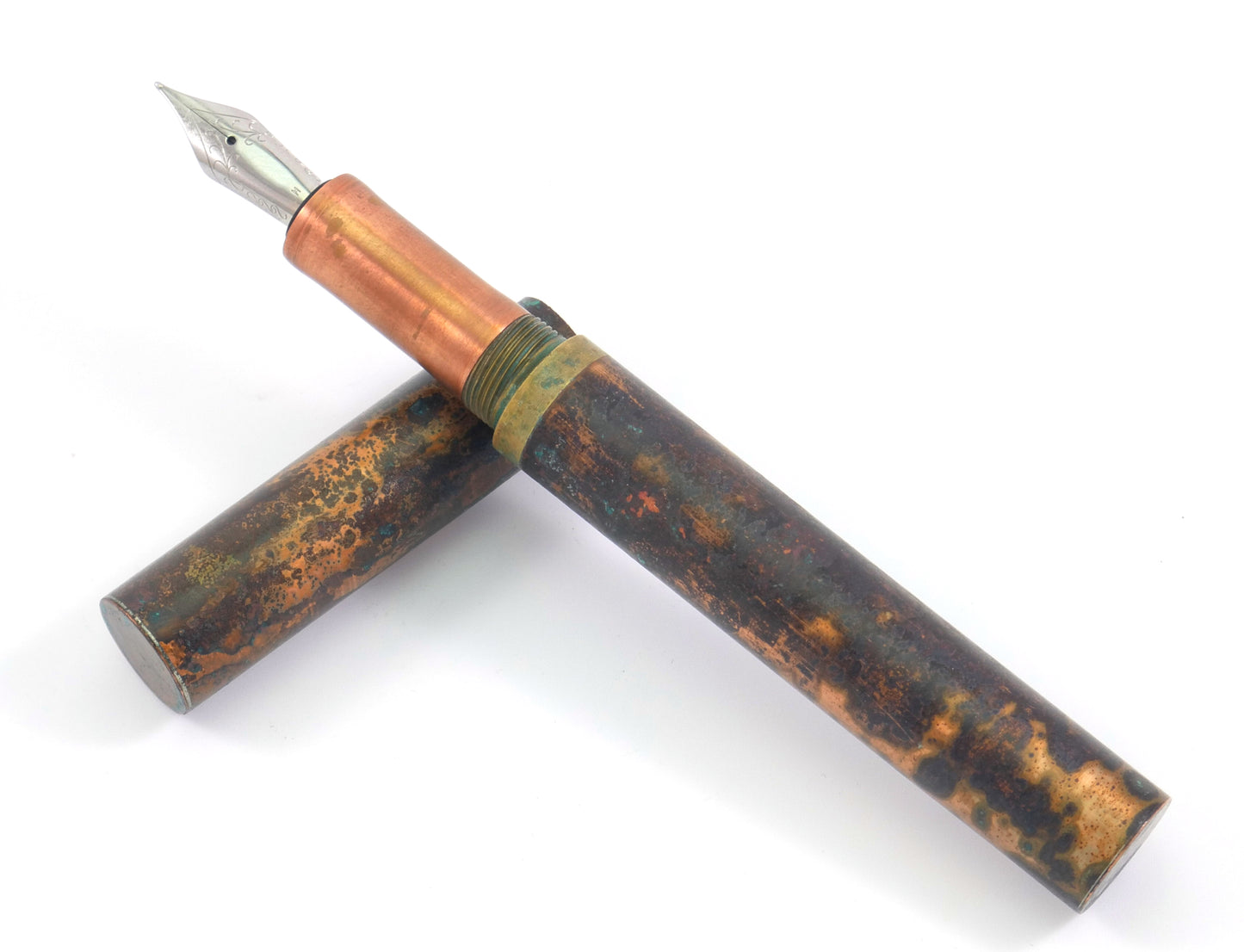 Shipwreck - Patina'd All Copper Metal Fountain Pen
