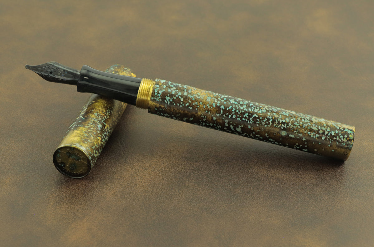Shipwreck - Patina'd All Brass Metal Fountain Pen