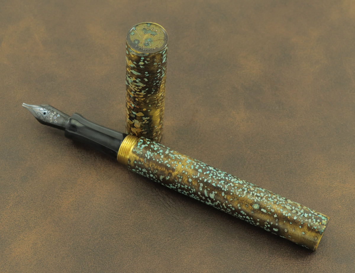 Shipwreck - Patina'd All Brass Metal Fountain Pen