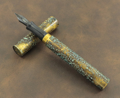 Shipwreck - Patina'd All Brass Metal Fountain Pen