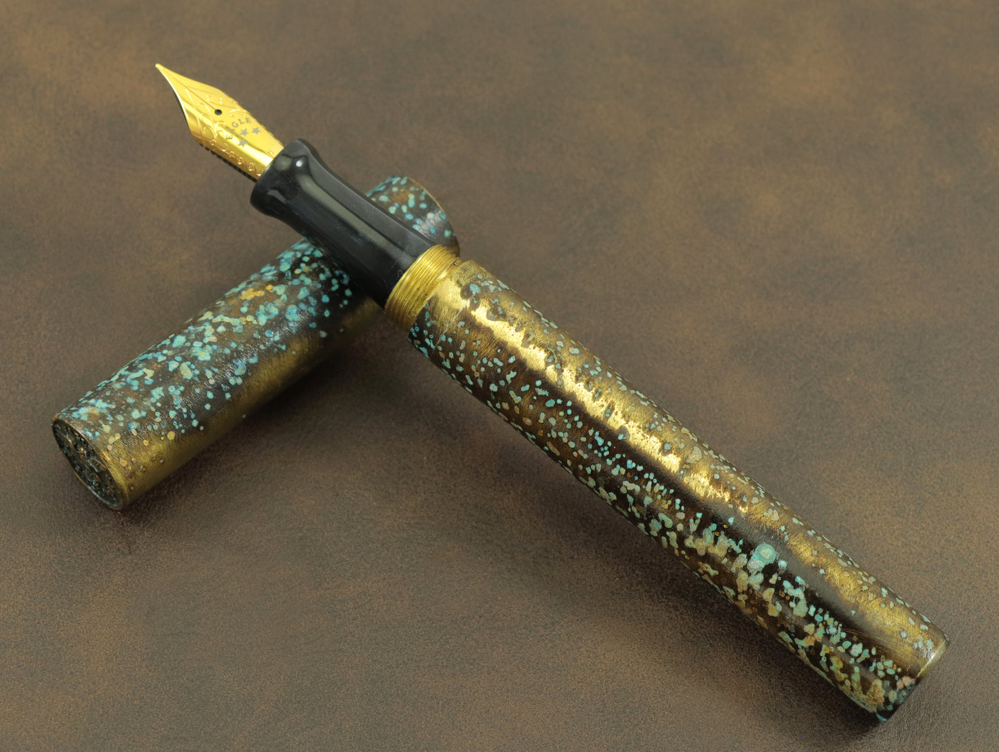 Shipwreck - Patina'd All Brass Metal Fountain Pen
