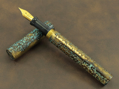 Shipwreck - Patina'd All Brass Metal Fountain Pen