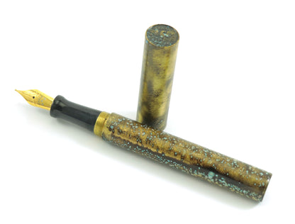 Shipwreck - Patina'd All Brass Metal Fountain Pen