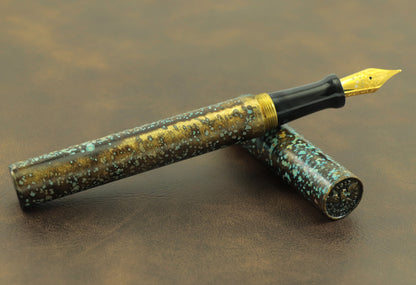 Shipwreck - Patina'd All Brass Metal Fountain Pen