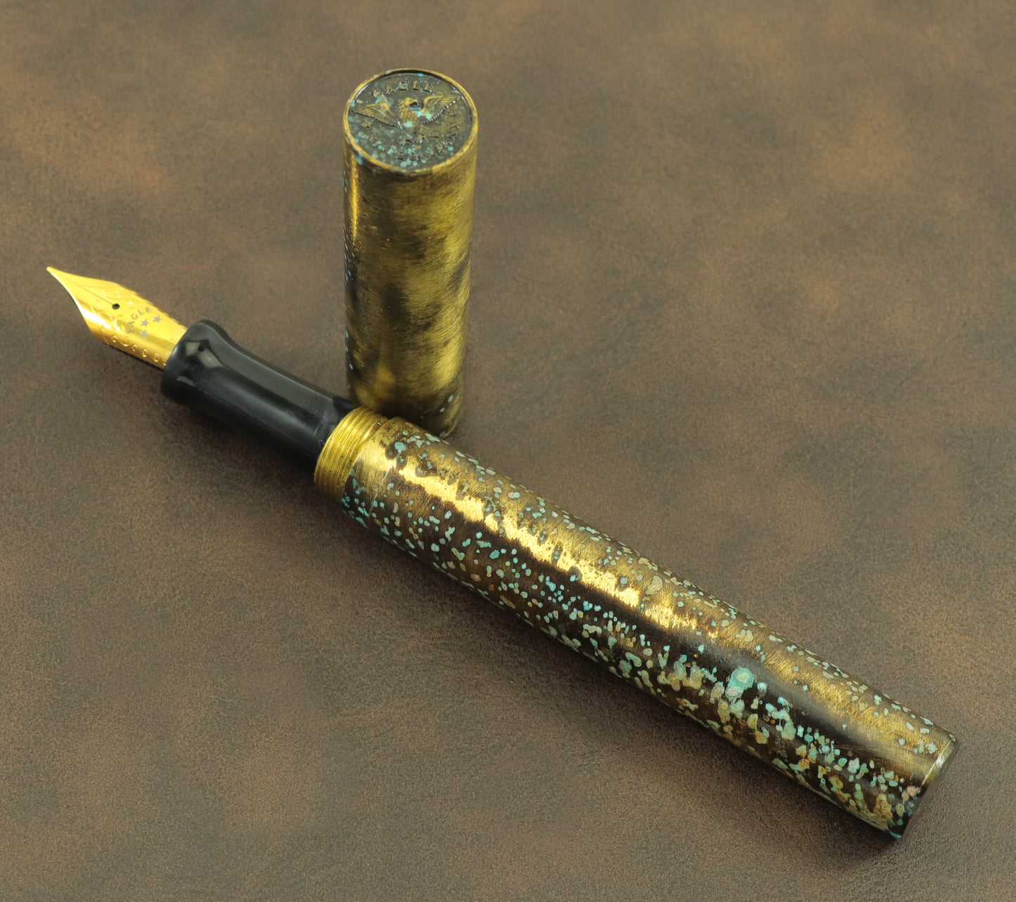 Shipwreck - Patina'd All Brass Metal Fountain Pen