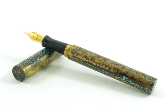 Shipwreck - Patina'd All Brass Metal Fountain Pen