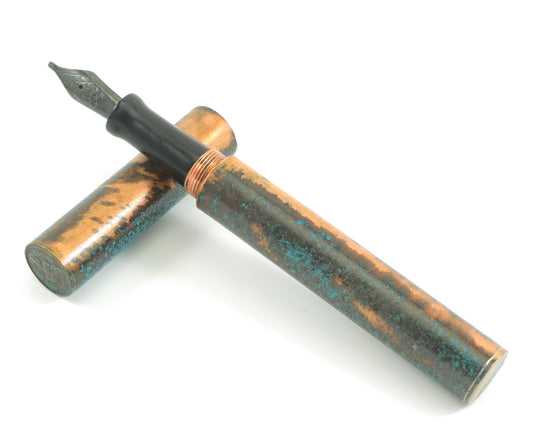 Shipwreck - Patina'd All Copper Metal Fountain Pen