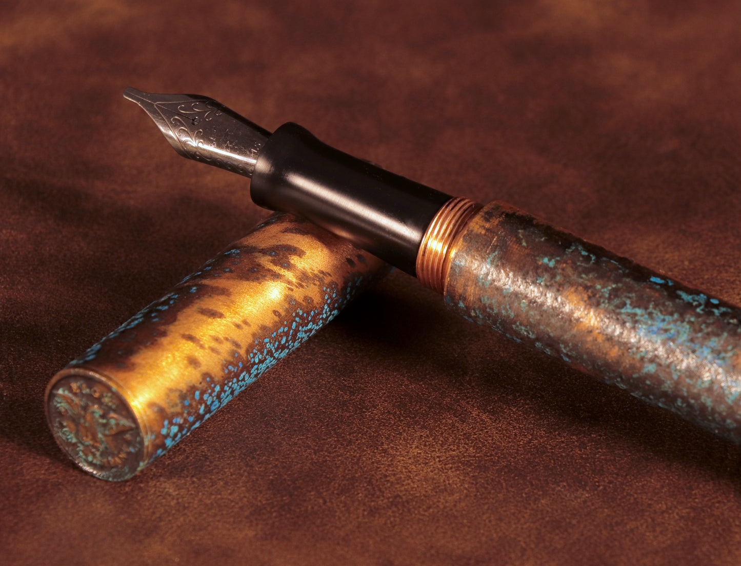 Shipwreck - Patina'd All Copper Metal Fountain Pen