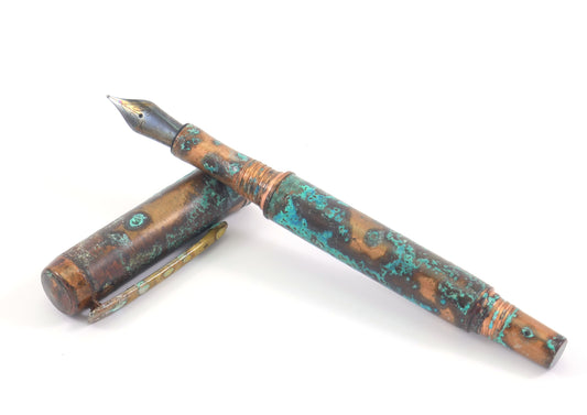 Shipwreck - Patina'd All Copper Metal Fountain Pen