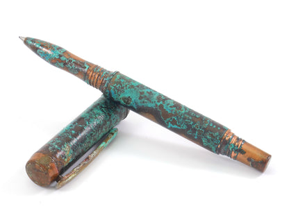Shipwreck - Patina'd All Copper Metal Rollerball Pen