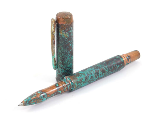 Shipwreck - Patina'd All Copper Metal Rollerball Pen
