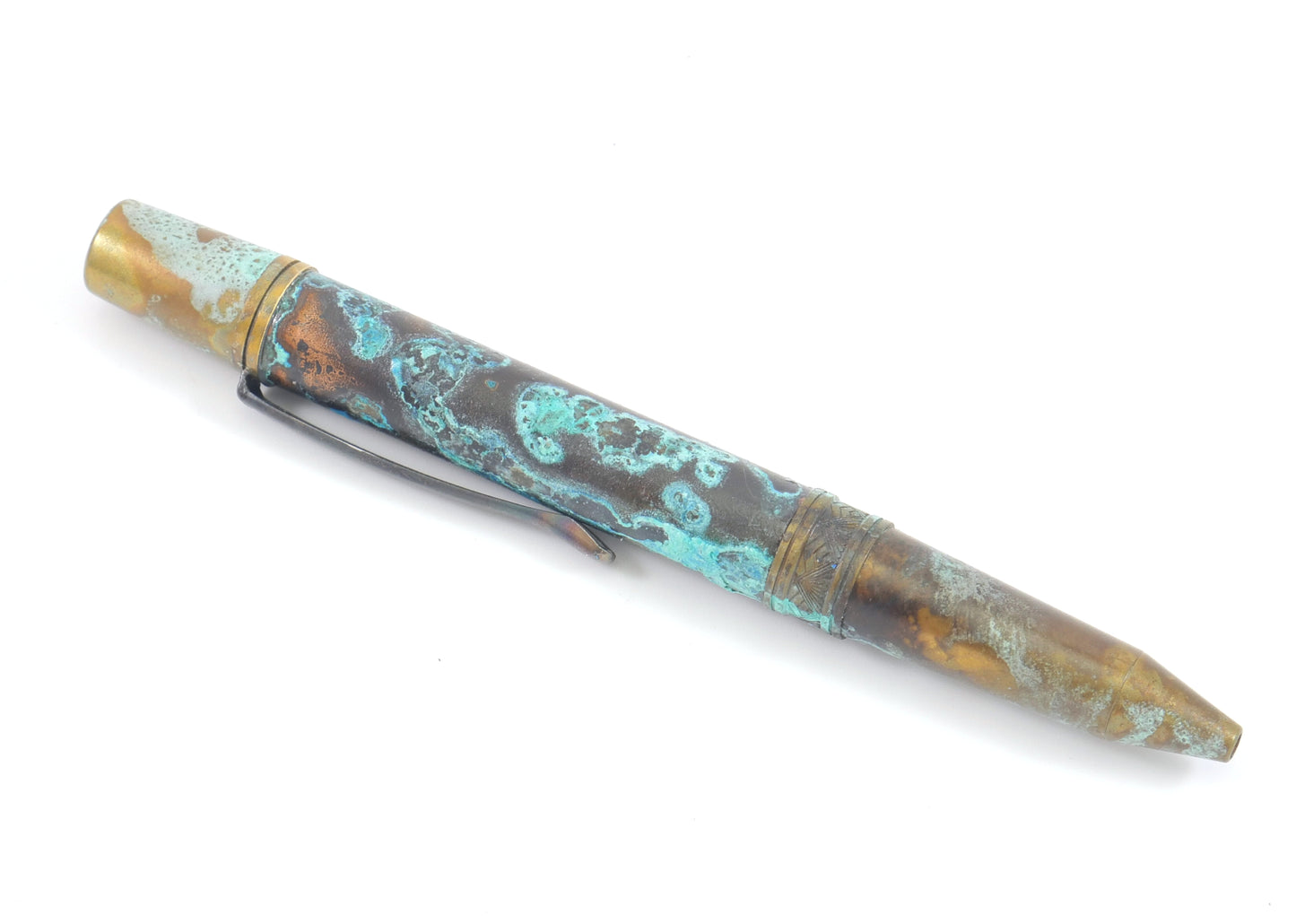 Shipwreck - Patina'd Copper & Brass Metal Ballpoint Pen
