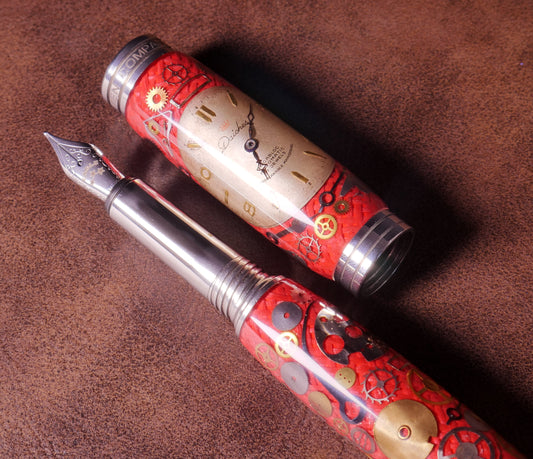 Chronos - Vintage Watch Part Fountain Pen - Daiches